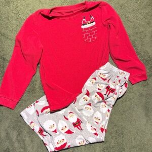 Carter’s Santa Pajamas.  Boys size 8.